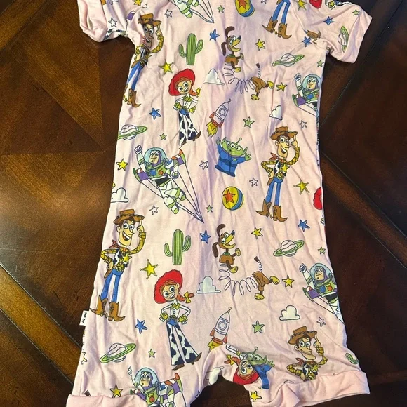 Little Sleepies Toy Story Pink 2T Zippy shortie - Picture 5 of 5